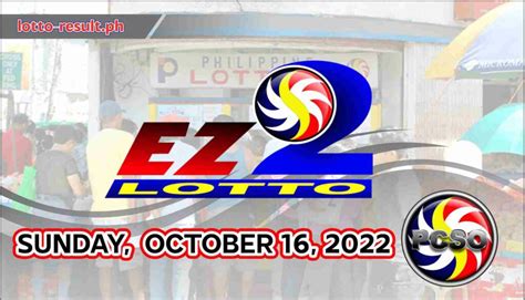 ez2 result oct 16 2022|EZ2 RESULT Today, Sunday, October 16, 2022 .